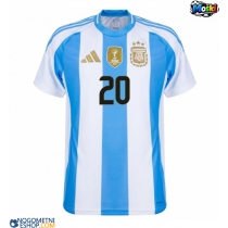 Moški Nogometni dresi Argentina Alexis Mac Allister #20 Domači Copa America 2024 Kratek Rokav